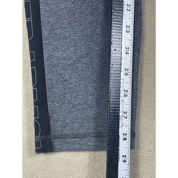 Under Armour Favorite Split Word Mark Leggings Womens XL Elastic Waist Gray - Picture 3 of 10